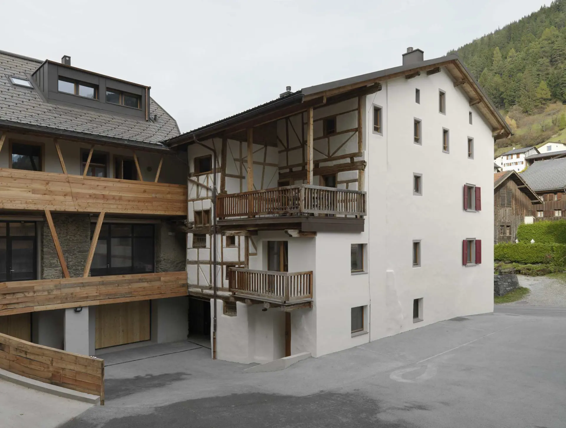 05_Umbau_Bergwaldzentrum mit Jugendherberge Mesaglina Via Principala Trin